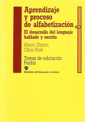 APRENDIZAJE Y PROCESO DE ALFABETIZACION | 9788475096360 | GARTON, ALISON