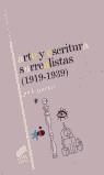 ARTE Y ESCRITURA SURREALISTAS (1919-1939) | 9788497560610 | SPECTOR, JACK J.