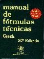 MANUAL DE FORMULAS TECNICAS | 9788426712868 | GIECK, KURT