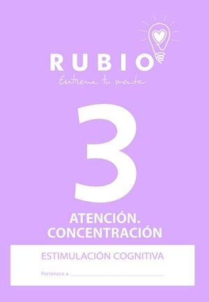 ESTIMULACIÓN COGNITIVA: ATENCIÓN CONCENTRACIÓN 3 | 9788489773370 | PEDROSA CASADO, BEATRIZ