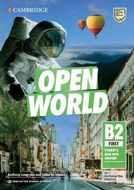 OPEN WORLD FIRST ENGLISH FOR SPANISH SPEAKERS STUDENT'S BOOK WITH ANSWERS WITH D | 9788413224060 | COSGROVE, ANTHONY / HOBBS, DEBORAH