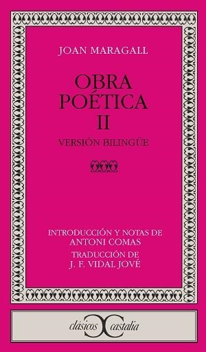 MARAGALL: OBRA POETICA (TOMO II) | 9788470394393 | MARAGALL I GORINA, JOAN