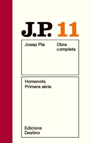 HOMENOTS. PRIMERA SÈRIE | 9788497101516 | PLA, JOSEP
