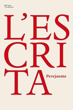 ESCRITA L' | 9791387672058 | PEREJAUME