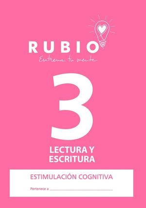 ESTIMULACIÓN COGNITIVA: LECTURA Y ESCRITURA 3 | 9788489773363 | PEDROSA CASADO, BEATRIZ