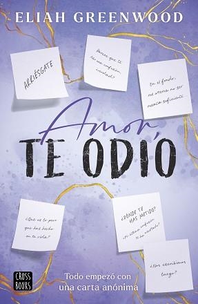 AMOR, TE ODIO | 9788408298151 | GREENWOOD, ELIAH