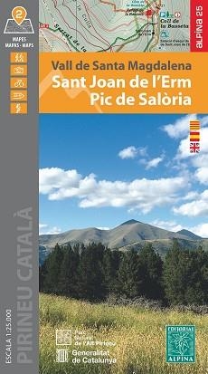 MAPA SANT JOAN DE L'ERM - PIC DE SALORIA 1:25.000 | 9788470111761 | ALPINA