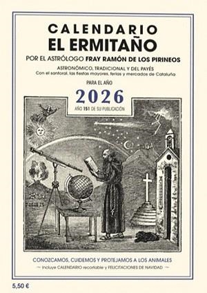 CALENDARIO EL ERMITAÑO 2026 | 9788412798593 | AA.VV.