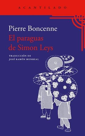 PARAGUAS DE SIMON LEYS | 9788419958945 | BONCENNES, PIERRE