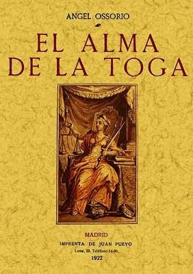 ALMA DE LA TOGA | 9788497613552 | OSORIO, ANGEL