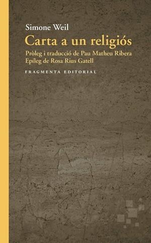 CARTA A UN RELIGIÓS | 9791387548339 | WEIL, SIMONE