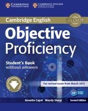OBJECTIVE PROFICIENCY STUDENT'S BOOK WITHOUT ANSWERS WITH DOWNLOADABLE SOFTWARE | 9781107611160 | CAPEL, ANNETTE / SHARP, WENDY