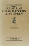 FRAGMENTOS A SU IMAN | 9788426427311 | LEZAMA LIMA, JOSE
