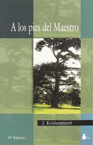 A LOS PIES DEL MAESTRO | 9788486221096 | KRISHNAMURTI, J.