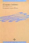 TEXTO INTIMO, EL | 9788430923410 | CASTRO FLOREZ, FERNANDO