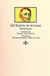 DEL ESPIRITU DE LAS LEYES | 9788430911363 | MONTESQUIEU, CHARLES DE SECONDAT, BARON