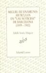 MIGUEL DE UNAMUNO;ARTICULOS EN LAS "NOTICIAS DE BA | 9788426423672 | SOTELO VAZQUEZ, ADOLFO