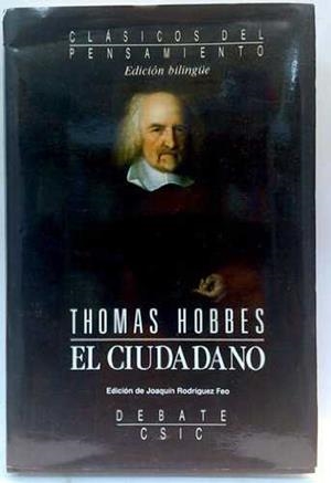 CIUDADANO, EL. (EDICION  BILINGUE) | 9788474447040 | HOBBES, THOMAS