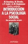 INTRODUCCION A LA PSICOLOGIA SOCIAL | 9788434408555 | HEWSTONE, M. ... [ET AL.]