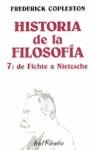 HISTORIA DE LA FILOSOFIA 7 DE FICHTE A NIETZSCHE | 9788434487062 | COPLESTON, FREDERICK