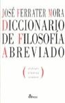 DICCIONARIO DE FILOSOFIA ABREVIADO | 9788435014427 | FERRATER MORA, JOSE