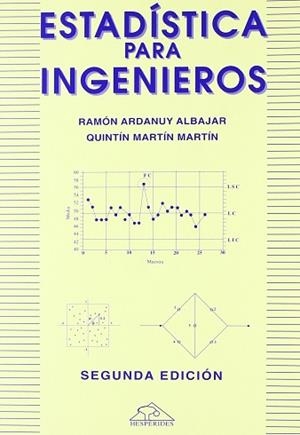 ESTADISTICA PARA INGENIEROS | 9788460476757 | ARDANUY ALBAJAR, RAMON ; MARTIN MARTIN,
