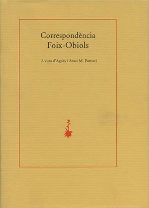 CORRESPONDENCIA FOIX-OBIOLS | 9788477271178 | FOIX, J.V. ; OBIOLS, JOAN