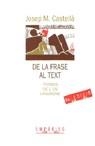 DE LA FRASE AL TEXT | 9788475963556 | CASTELLA LIDON, JOSEP M.