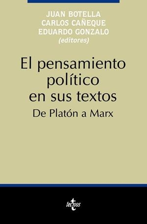 PENSAMIENTO POLITICO EN SUS TEXTOS, EL | 9788430925223 | BOTELLA, JUAN