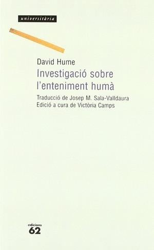 INVESTIGACIO SOBRE L'ENTENIMENT HUMA | 9788429743920 | HUME, DAVID