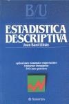ESTADISTICA DESCRIPTIVA | 9788434204744 | BARO, JOAN