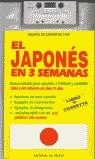 JAPONES EN TRES SEMANAS, EL.(LIBRO+CASSETTE) | 9788431513573 | EQUIPO DE EXPERTOS 2100