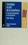 INVESTIGAR EL ARTE DE LA ENSEÑANZA | 9788449305405 | WOODS, PETER