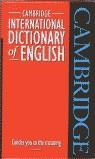 DICC.CAMBRIDGE INTERNACIONAL OF ENGLISH(PLASTICO) | 9780521484695 | AA.VV.