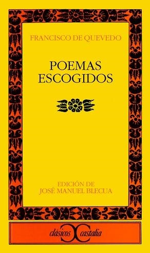 POEMAS ESCOGIDOS | 9788470391668 | QUEVEDO, FRANCISCO DE