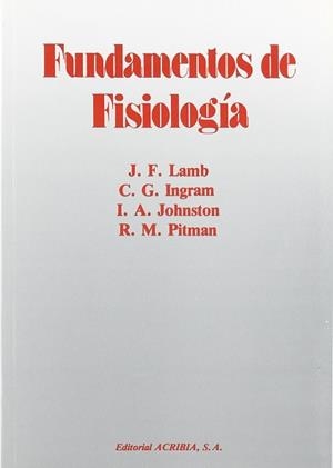 FUNDAMENTOS DE FISIOLOGIA | 9788420006130 | LAMB, J. F.