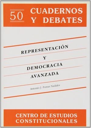 REPRESENTACION Y DEMOCRACIA AVANZADA | 9788425909634 | PORRAS NADALES, ANTONIO