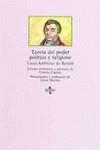 TEORIA DEL PODER POLITICO Y RELIGIOSO | 9788430915477 | BONALD, LOUIS-AMBROISE DE