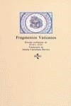 FRAGMENTOS VATICANOS | 9788430916535 | D'ORS, ALVARO'