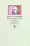 SOBRE LA NACIONALIDAD | 9788430911561 | MANCINI, PASQUALE S.