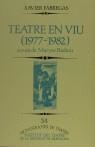 TEATRE VIU (1977-1982) | 9788477943730 | FABREGAS, XAVIER