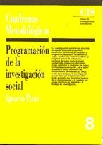 PROGRAMACION DE LA INVESTIGACION SOCIAL | 9788474761825 | PONS, IGNACIO