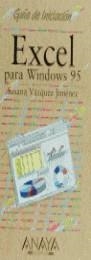 EXCEL PARA WINDOWS 95 GUIA INICIACION | 9788476148464 | VAZQUEZ GIMENEZ, SUSANA