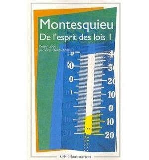 DE L'ESPRIT DES LOIS | 9782080703255 | MONTESQUIEU