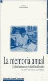 MEMORIA ANUAL, LA.UN INSTRUMENTO DE EVALUACION DEL | 9788433107237 | VIDORRETA GARCIA, CONCEPCION