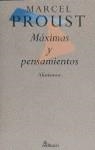 MAXIMAS Y PENSAMIENTOS | 9788435091244 | PROUST, MARCEL