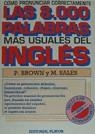 8000 PALABRAS MAS USUALES DEL INGLES, LAS | 9788435906852 | BROWN, P. ; SALES, M.
