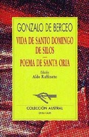 VIDA DE SANTO DOMINGO DE SILOS/POEMA DE STA. ORIA | 9788423972623 | GONZALO DE BERCEO