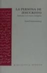 PERSONA DE JESUCRISTO, LA | 9788425420214 | SCHNACKENBURG, RUDOLF