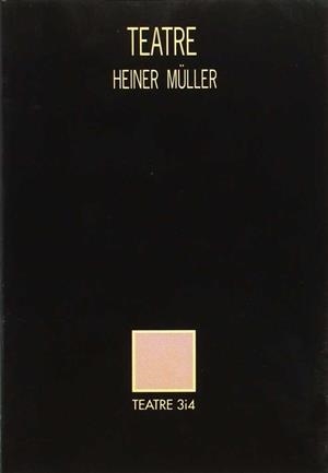 TEATRE | 9788475023670 | MÜLLER, HEINER